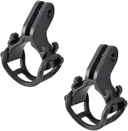 Bike Flashlight Holder 2PCS Bicycle Bike Torch Light Mounting Bracket for Go Pro Type Mount Interface, Flashlight Clip, Handlebar Light Holder
