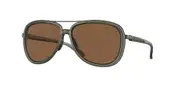 Oakley OO4129 SPLIT TIME 412925 Men's Sunglasses Green Size 58