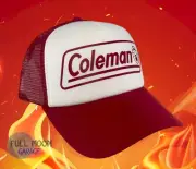 New Coleman Foam Trucker Classic Vintage Mens Snapback Cap Hat