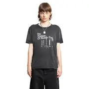 [ANN DEMEULEMEESTER] Baptist '' Chandelier'' Standard T-Shirt Black
