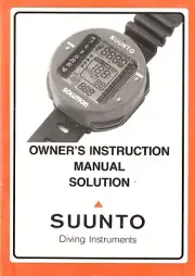 Suunto SeaQuest Solution Scuba Dive Computer Printed Manual Sea Quest