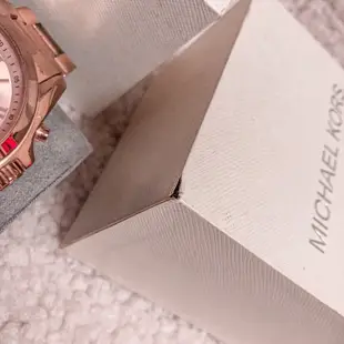 免運 現貨正品Michael Kors MK5503玫瑰金羅馬數字三眼錶手錶