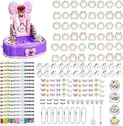 Lesunbak Bag Charm Kit Kids | Backpack Ornament Making Set - Educational Backpack Charm Craft Supplies for Kids Aged 4+, Quicksand Pendant Accessories