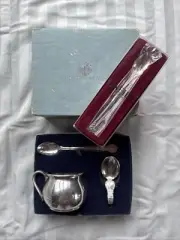 Web Silver Company Pewter Cup And 3 Spoon Set BENEFITS CHARITY