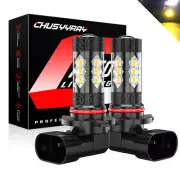 For Toyota Sequoia 2001-2002 2007 - 2X Golden Yellow 9006 LED Fog Light Bulb 80W (for: Toyota)