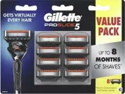 Gillette Fusion Proglide 5 Manual - 8 Pack