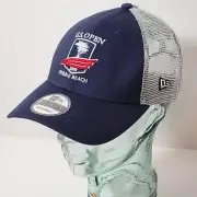 New Youth 2019 US Open Pebble Beach Golf Mesh Snapback Blue / White Hat New Era