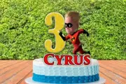 The Incredibles Dash Cake Topper