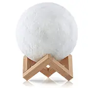 16-colors LED 3D Print Moon Light Night Lamp Diameter: 15cm