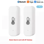 Tuya Bluetooth Temperature Humidity Sensor Mini Compatible with Bluetooth APP Re