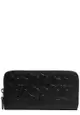 Coach Accordion Wallet In Signature Leather in Black CE551