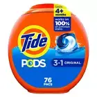 Procter & Gamble 09165 Pods Laundry Detergent, Tide Original, 76 Pods