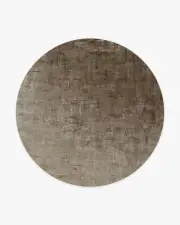 245' Round | Machine Washable Runner Rug | Kid & Pet Friendly | Indoor Rug | Impasto Natural Rug | Ruggable