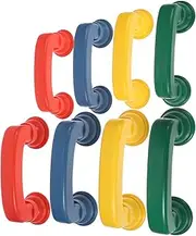 Toddmomy 8pcs Telephone Receiver Old School Phone Phone Cell Phone Whisper Phones for Classroom Speech Therapy Tiny Phone Phone Whisper Phones Plaything Plastic