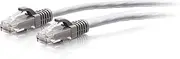 C2G 1.2M (4Foot) CAT6A Extra Flexible Slim Ethernet Cable, Ideal for use with Router, Modem, Internet,Wifi boxes, Xbox, PS5, Smart TV, SKY Q, IP Camera. Delivering Ultra Fast Internet Speeds. GREY