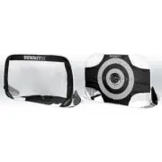 2x Summit 2-in-1 Football/Soccer 1.8m Premier/Target Goal Foldable w/ Carry Bag