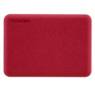 TOSHIBA 東芝 V10 Canvio Advance 先進碟 4TB 2.5吋外接式硬碟 (紅)