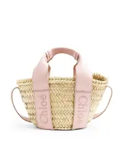 Chloé Sense Small Basket in Pink