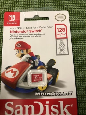 SanDisk 128GB microSDXC Memory Card Nintendo Switch