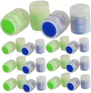 BUGUUYO 50Pcs Fluorescent Tire Valve Caps for Motorbike Bicycle Car Luminous Stem Covers Easy to Install Fit Durable Dust Caps for Enhanced Tire Protection