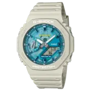 G-Shock GA2100AS-7A Cool Blue Waters Octagonal Sandy Beige Resin