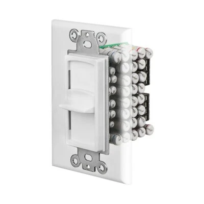 OSD Slide Volume Control for Speaker Pair 150W White Audiophile Quality SKR120