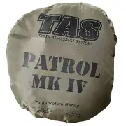 TAS PATROL MK IV SLEEPING BAG OLIVE MILITARY SPEC ARMY/CADETS/CAMPING +5 Degree