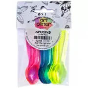 Art Institute Glitter BTAGSPNS Art Glitter Spoons 10/Pkg-