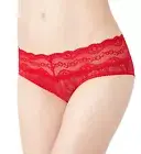 b.tempt'd by Wacoal 295319 Women's Lace Kiss Hipster Panty, Crimson Red, Large