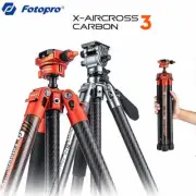 Fotopro X-Aircross 3 lite Carbon fiber Extend Tripod Stand ballhead for Camera