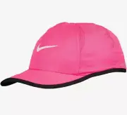 NEW NIKE Youth Unisex DRI-FIT Tennis/Run Featherlight Cap-Vivid Pink 739376-616
