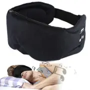 Sleep Headphones Eye Mask Sleep Headphones 3D Bluetooth 5.0 Headband Noise Cancelling Sleeping Headphones -Black
