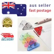 50Pcs TRIANGULAR PAPER CLIPS Multi-Functional Document Secure Clips Binder Clips