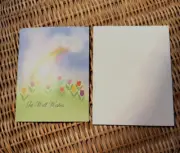 Unused Rainbow Flower Get Well #3270