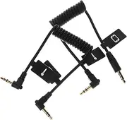 DRESSOOS 2pcs Audio Cable 90-degree Connector Replacement for -tangle Spiral High Fidelity Sound