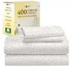 California Design Den Floral Print King Size Sheets Set - Luxury 400 Thread C...