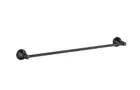 Clasico Single Towel Rail 600mm in Matt Black