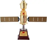 1:50 Scale China Shenzhou 19 Spacecraft Model Alloy Die-Cast Aerospace Aircraft Miniature for Collection & Display