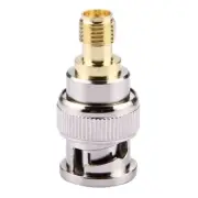 BNC Male Plug to SMA Female Socket RF Coaxial Coax Connector Adaptor