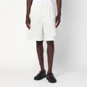 [GUCCI] White shorts in cotton poplin 46 IT White