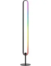 Artiss RGB LED Floor Lamp Remote Control Corner Light Stand Gaming Room 118CM