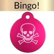 Custom Engraved Dog Tags Personalized Dog Collar Pet Tags Engraved ID TAG PINK