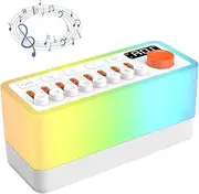 Velmina Sound Box, Velmina Sound Box with 8 Ambient Sounds, White Noise Sound Aroma Humidifier with Color-Changing Night Light ＆ 256 Different Options, Essential Oil Diffusers, Timers