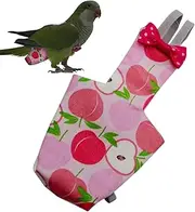 Bird Diapers for Parrots,Washable Adjustable Bird Nappy | Parrot Flight Suit with Waterproof Inner Layer, Reusable Pigeon Pants for Macaw