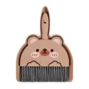 3X(Mini Broom Dustpan Kids Cute Cartoon Small Cleaning Set Pretend Play3086