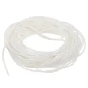 Silicone Foam Seal Strip, 1.5mm(0.06") Dia 8.5 Meters(27.89 Ft) Long - White