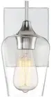 Savoy House 9-4030-1 Chrome Octave 5"W Bathroom Sconce