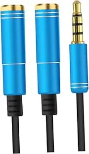 DOITOOL 1 2 Splitter Cable 3.5mm Splitter Cable for Headset Headphones with Wired