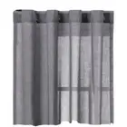 LIGHT FILTERING CURTAIN SET 42"W X 63"L (2 PANELS) Gray