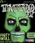 Party Skull Tattoo Glow In The Dark Halloween Face Paint